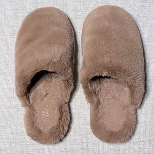 Stars Above Cozy Brown Slippers